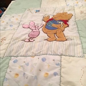 Pooh crib size quilt